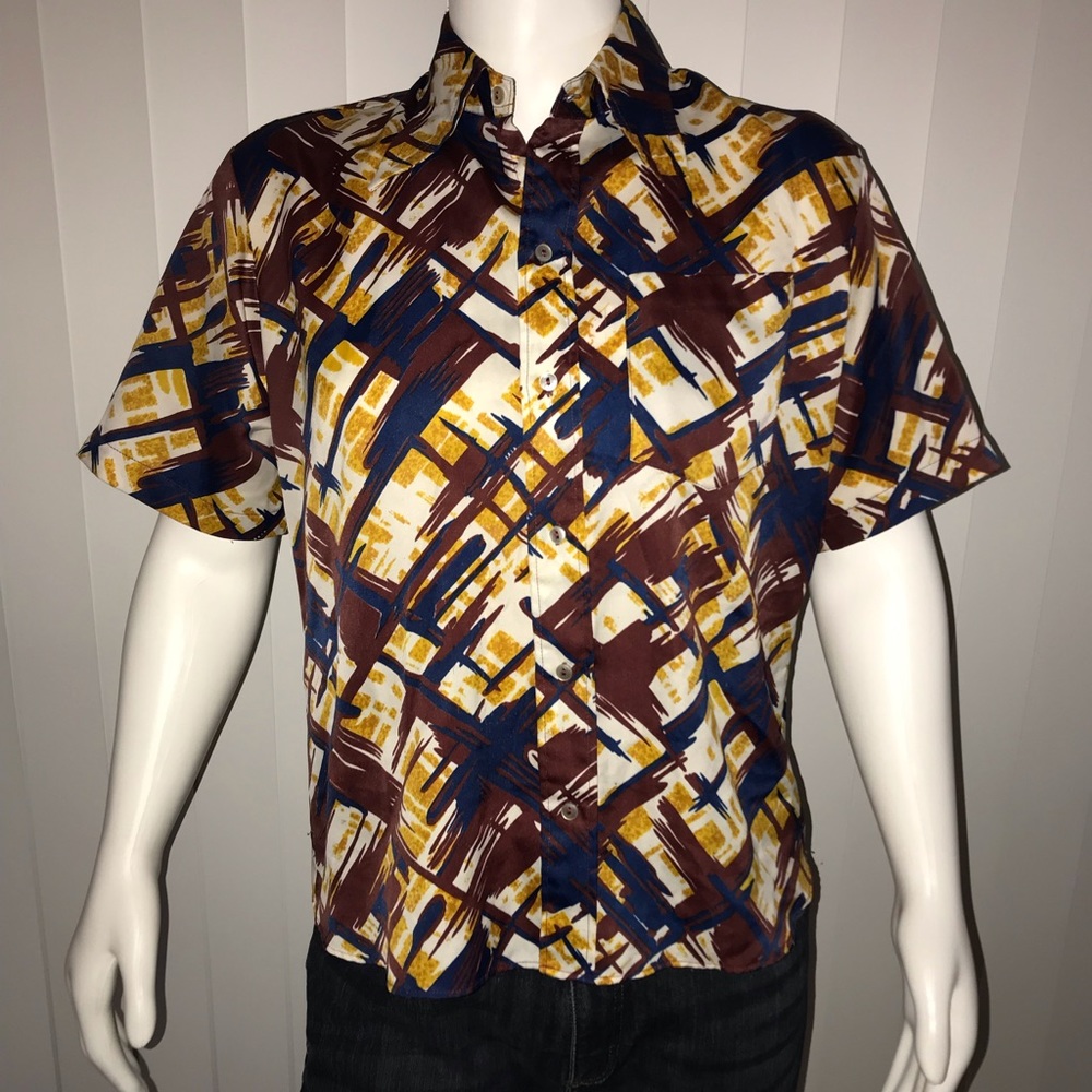 Men’s vintage S/S button front